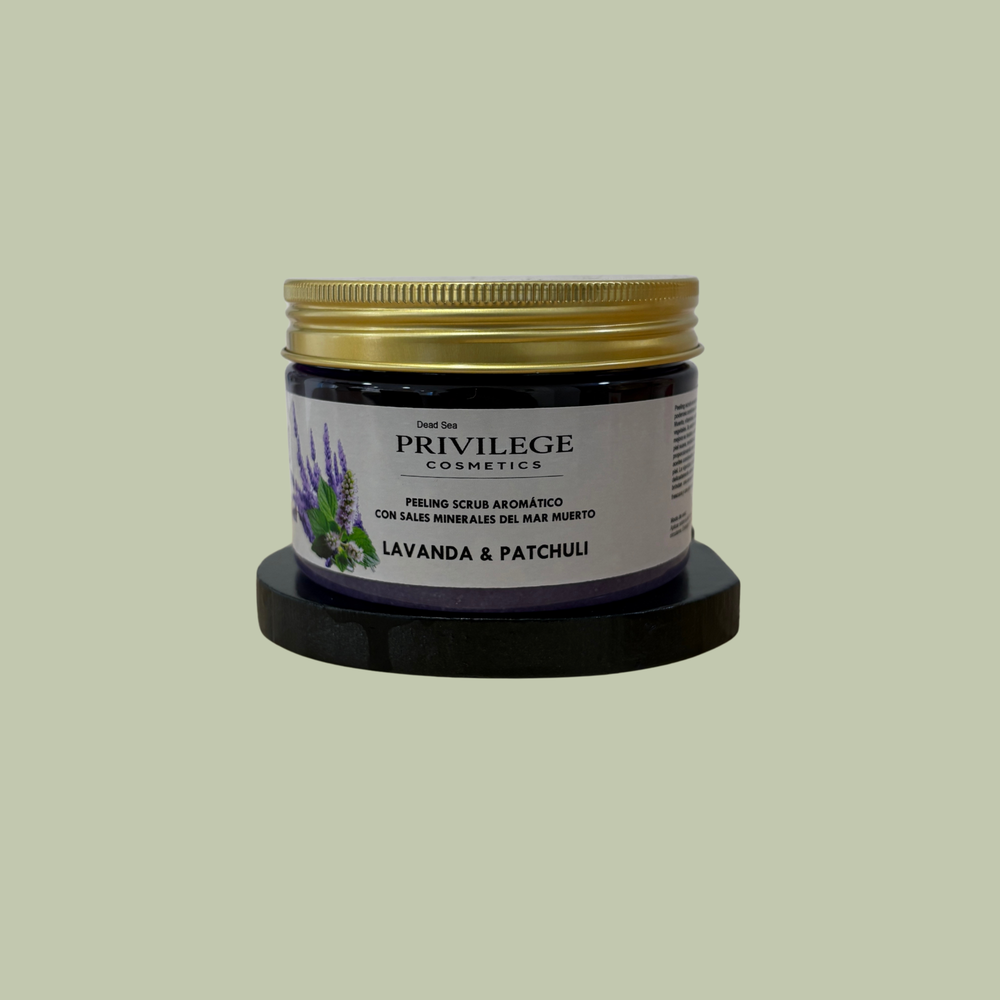 Peeling mar muerto lavanda y patchuli