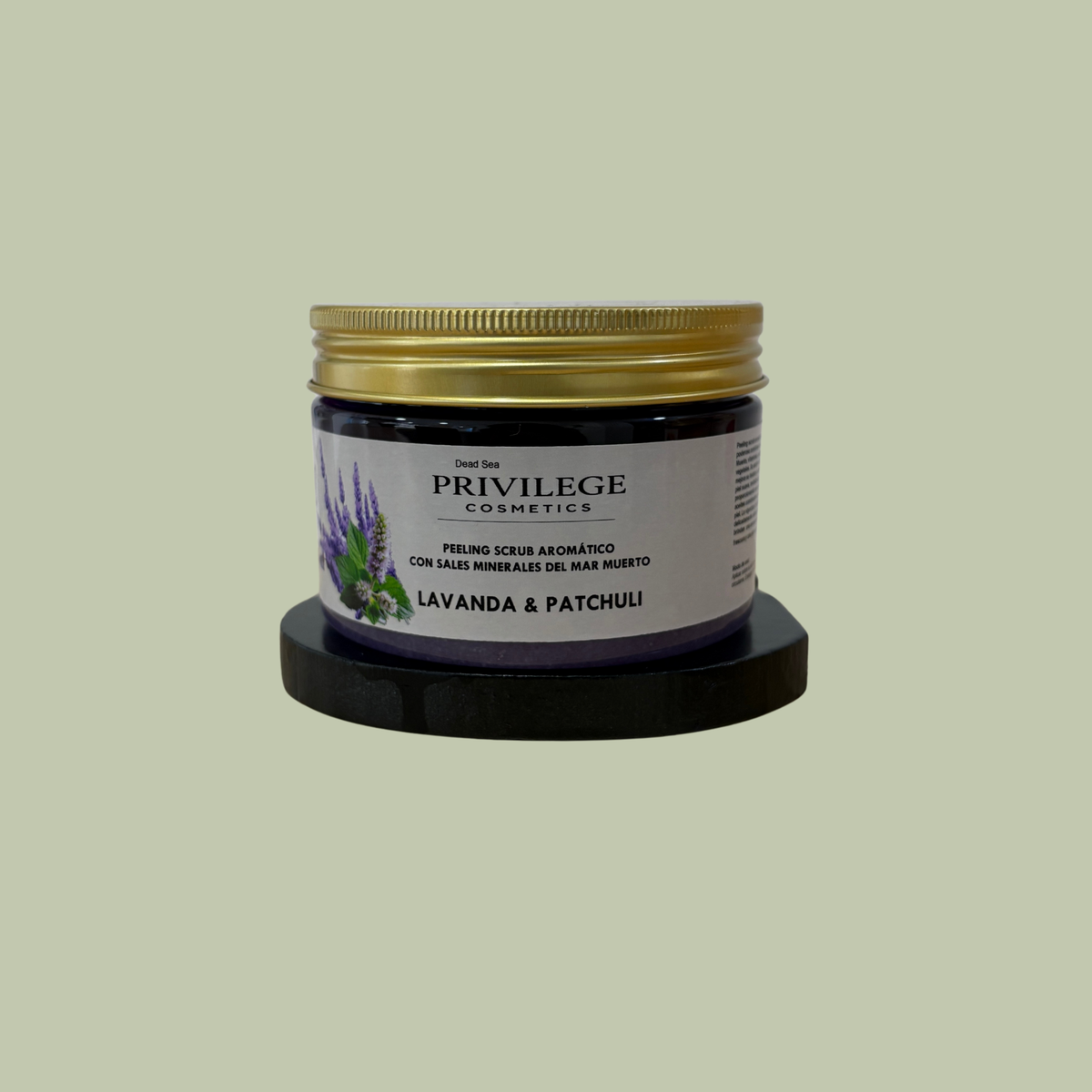 Gommage lavande et patchouli de la Mer Morte