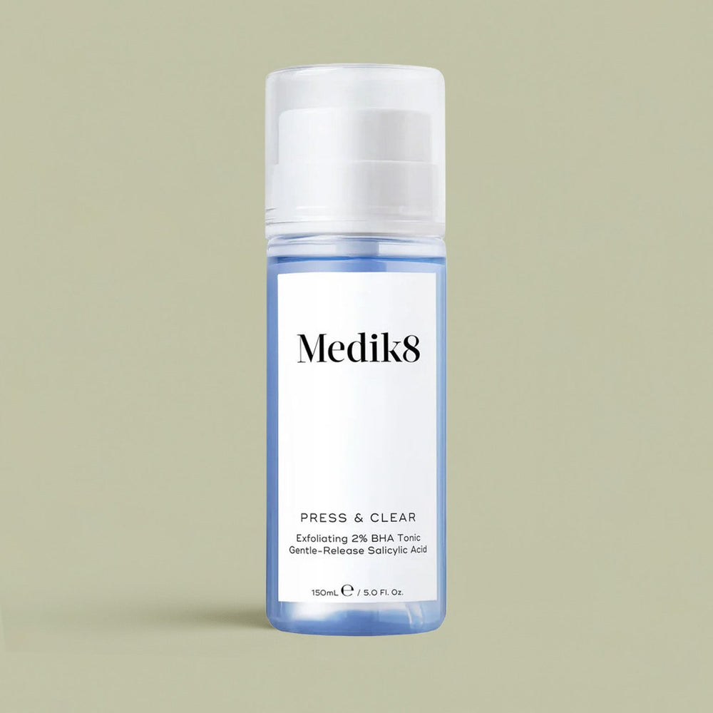 Travel Press & Clear tónico exfoliante BHA formato viaje Medik8 - Estetic Medic Garvin