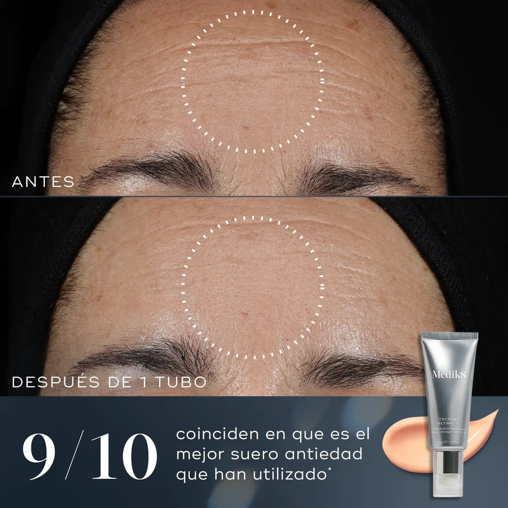 Crystal Retinal 10: Sèrum de nit amb retinal (vitamina A)