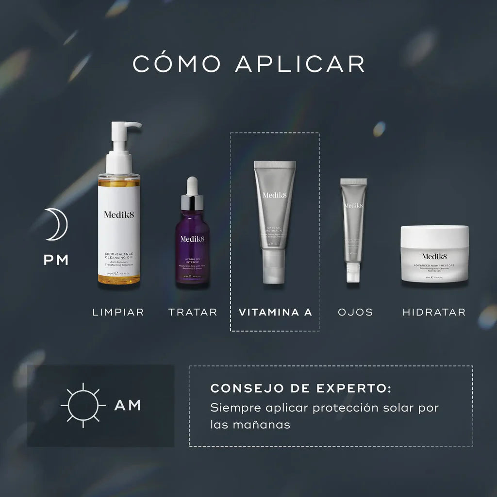 Crystal Retinal 6: Sérum de noche con retinal (Vitamina A)
