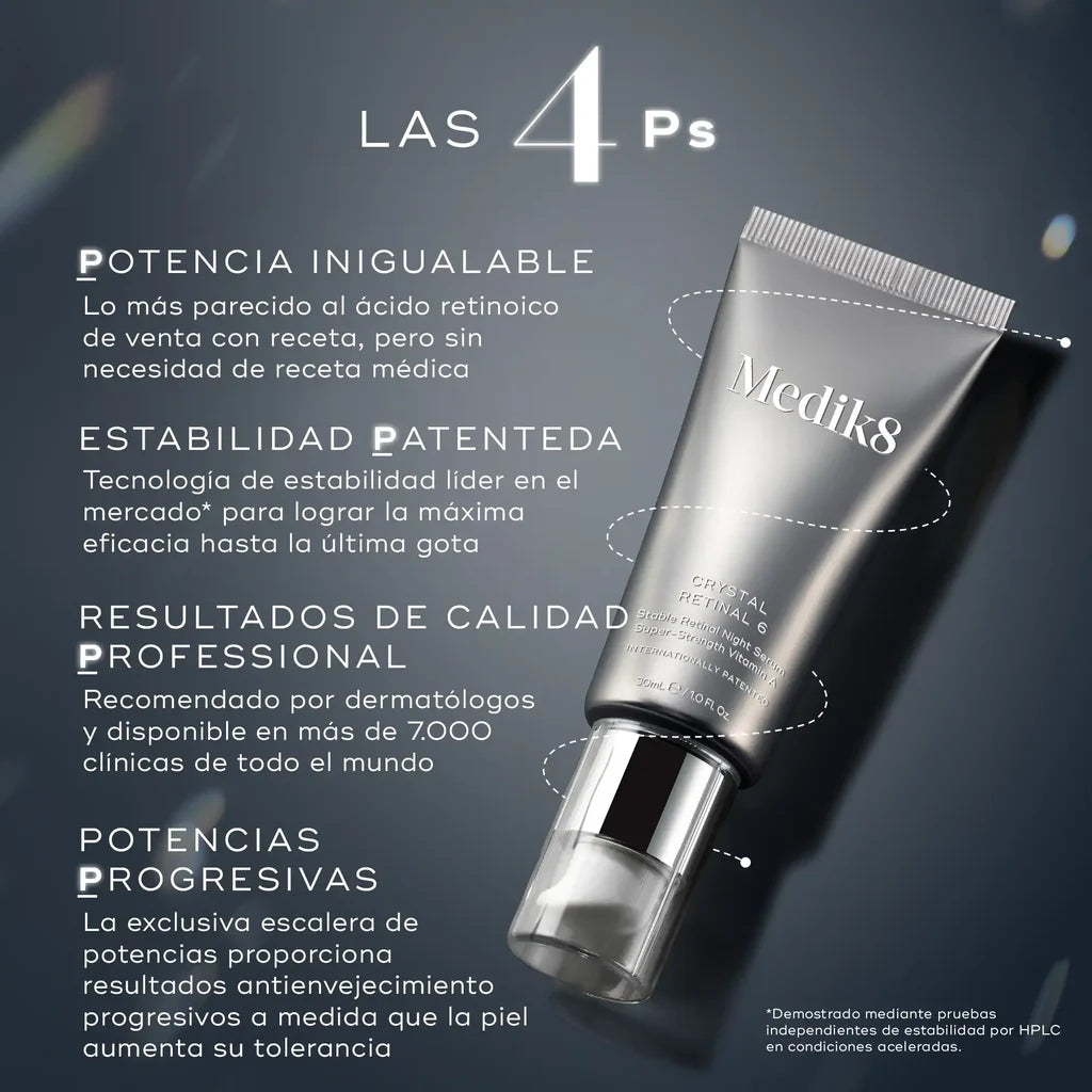 Crystal Retinal 6: Sérum de noche con retinal (Vitamina A)