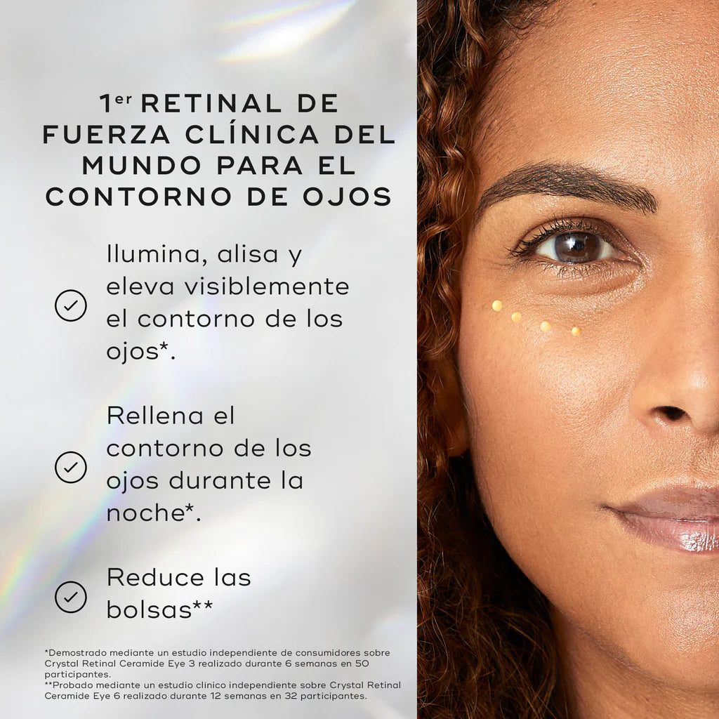 Crystal Retinal Ceramide Eye 6: Contorno de ojos antiedad con Vitamina A