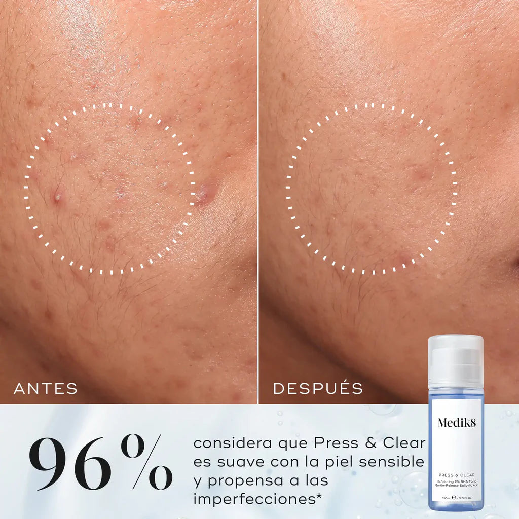 Press & Clear: Tònic exfoliant 2% BHA àcid salicílic