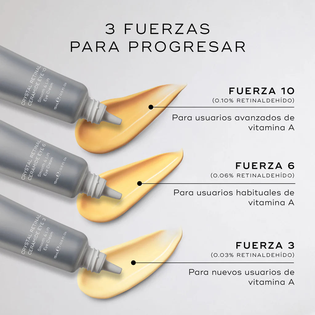 Crystal Retinal Ceramide Eye 6: Contorno de ojos antiedad con Vitamina A